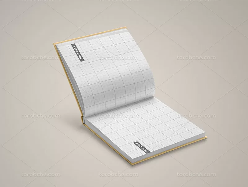 فایل موکاپ لایه باز کتاب با کیفیت