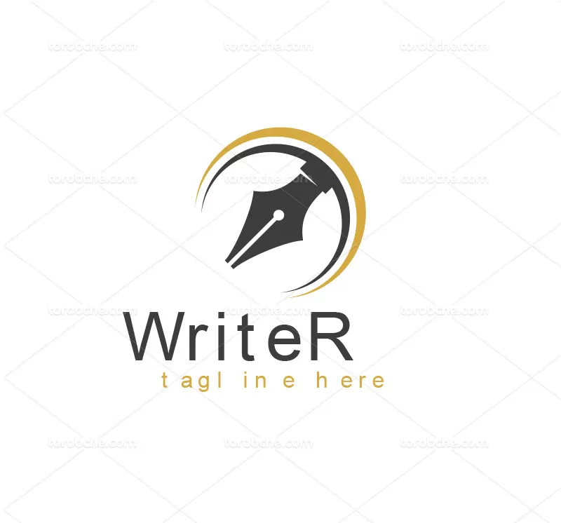 وکتور لوگوی نویسنده