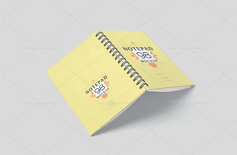 فایل موکاپ دفترچه لایه باز