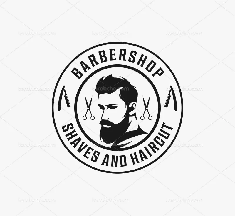فایل وکتور لوگوی آرایشگاه مردانه