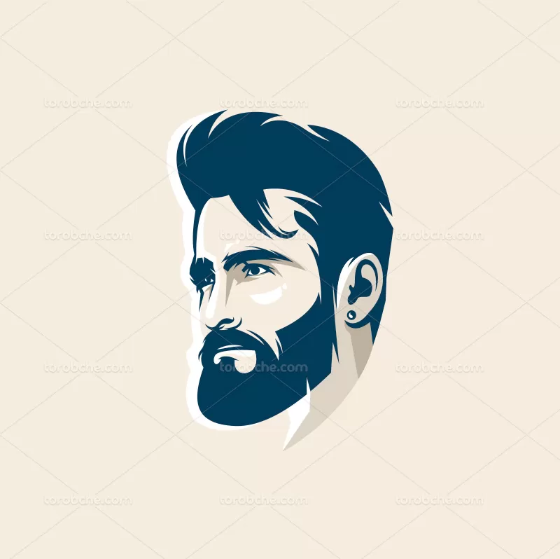 وکتور لوگو آرایشگاه با کیفیت