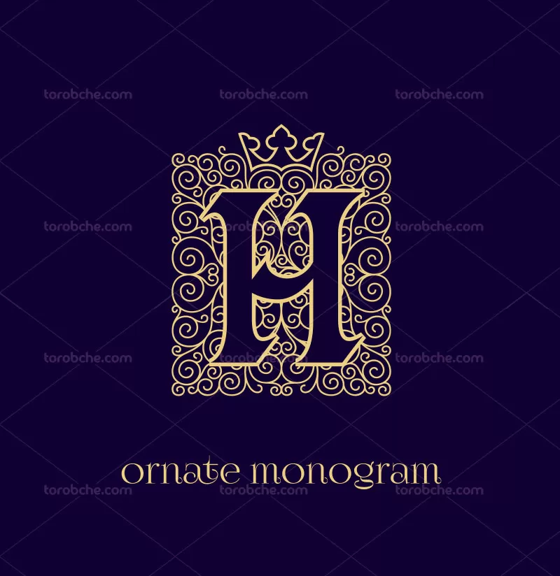 وکتور مونوگرام H