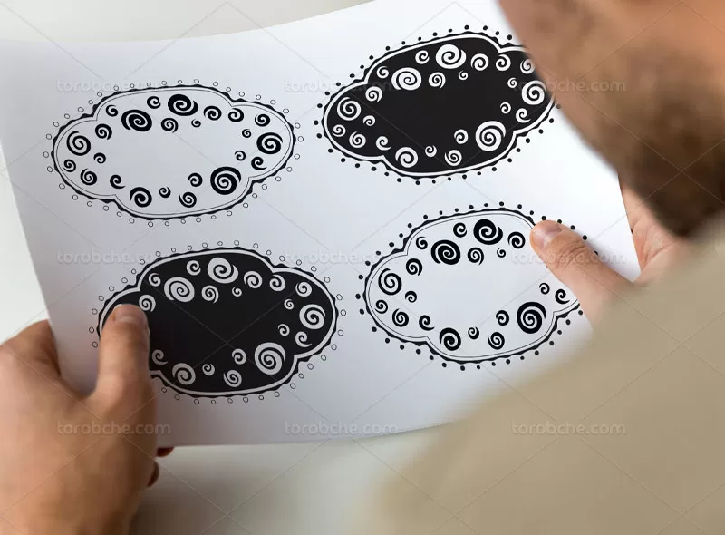 کادر مهر خاتم سنتی