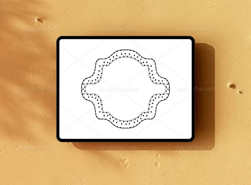 کادر و حاشیه سنتی مینیمال رایگان