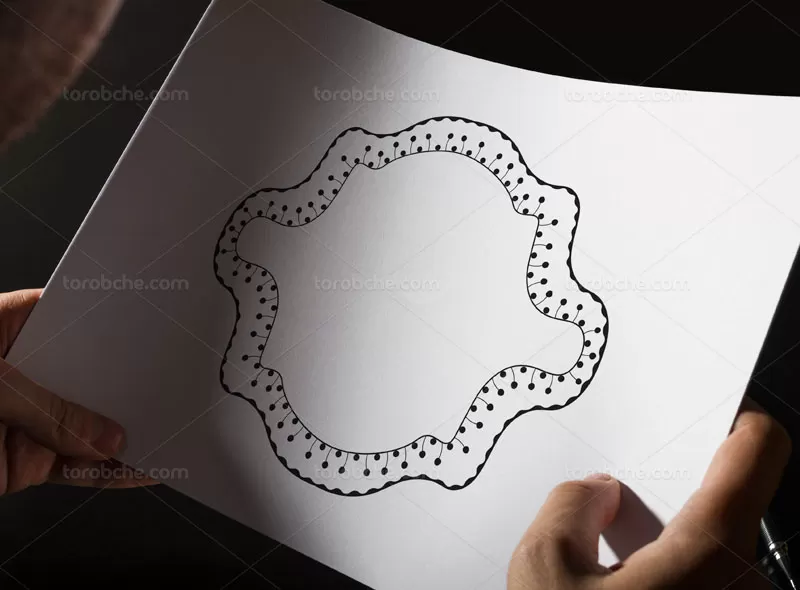 کادر و حاشیه سنتی مینیمال رایگان