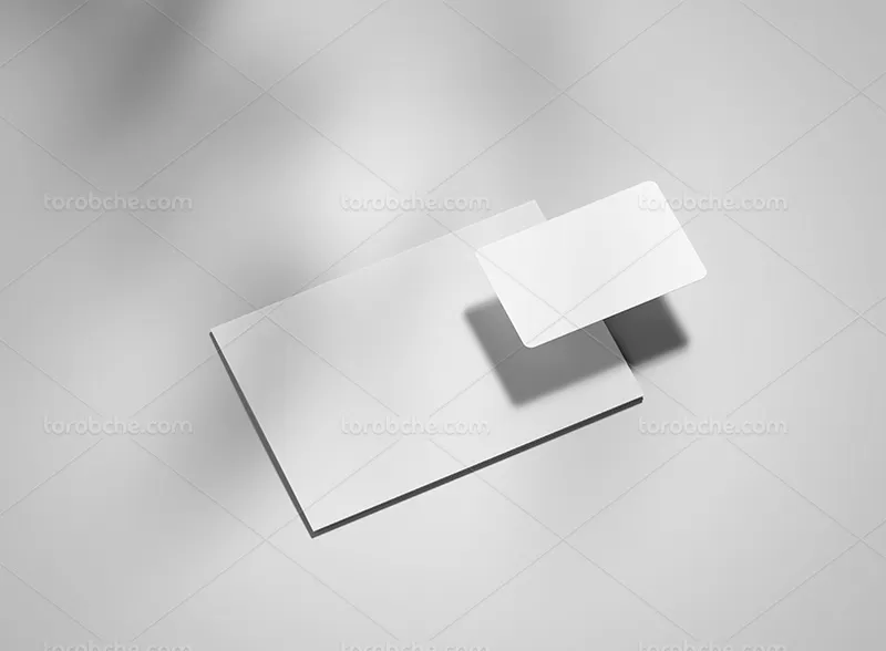 موکاپ کارت هدیه لایه باز
