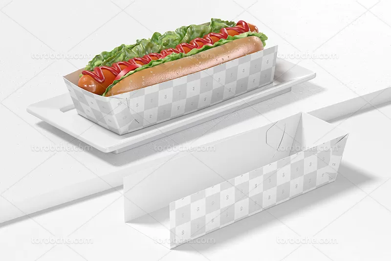 موکاپ ساندویچ هات داگ