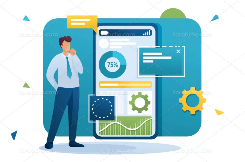 وکتور بررسی تنظیمات سیستم