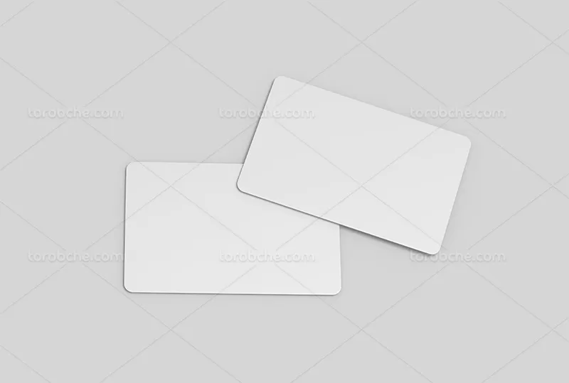 موکاپ کارت ویزیت دو رو لایه باز