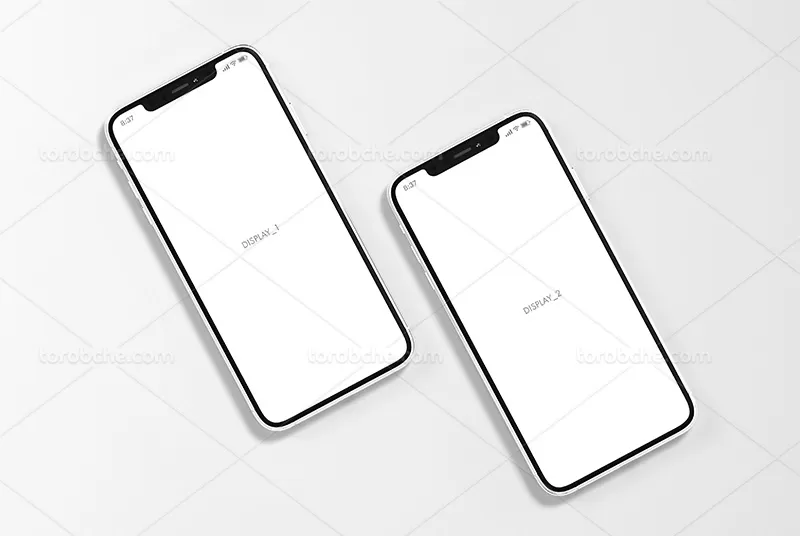 موکاپ گوشی لایه باز