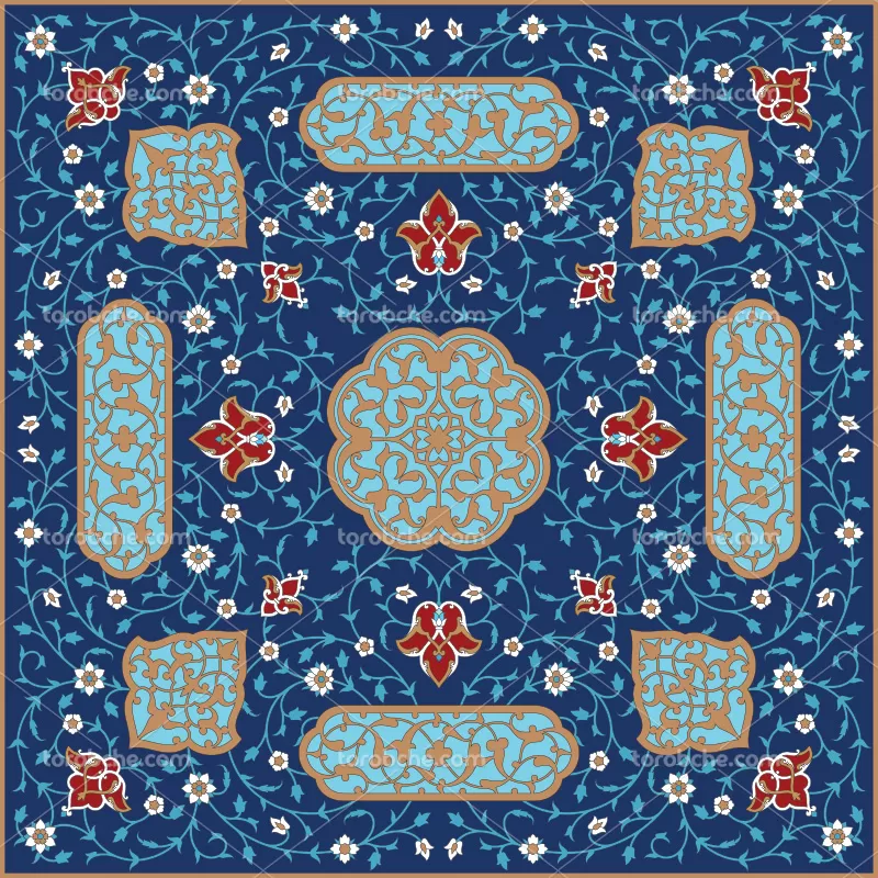 وکتور نقوش تذهیب