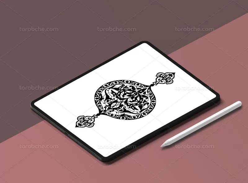 وکتور ترنج اسلیمی و سر ترنج | گرافیک با طعم تربچه