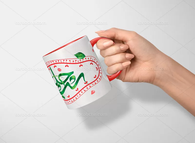 ماگ شب یلدا با تایپوگرافی شب چله