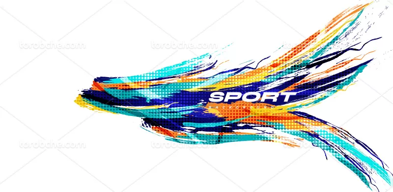 وکتور بکگراند خلاقانه رنگارنگ