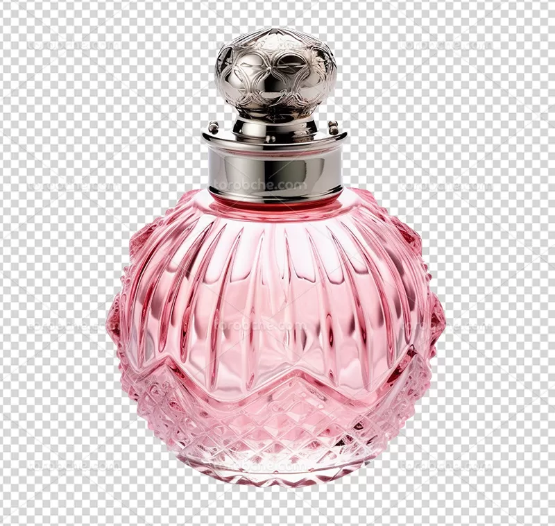 عکس PNG شیشه عطر صورتی