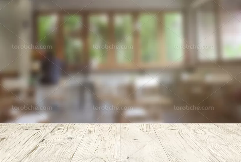 بک دراپ عکاسی محصولات میز چوبی