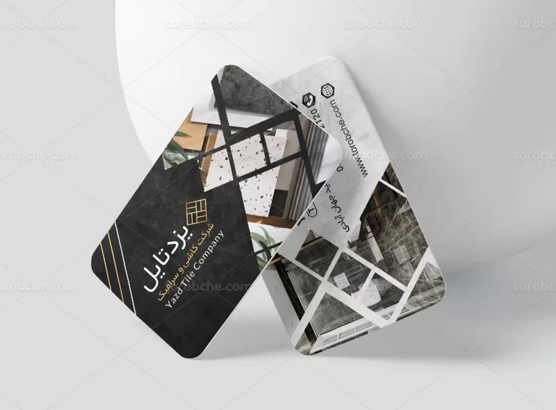 طرح کارت ویزیت کاشی و سرامیک