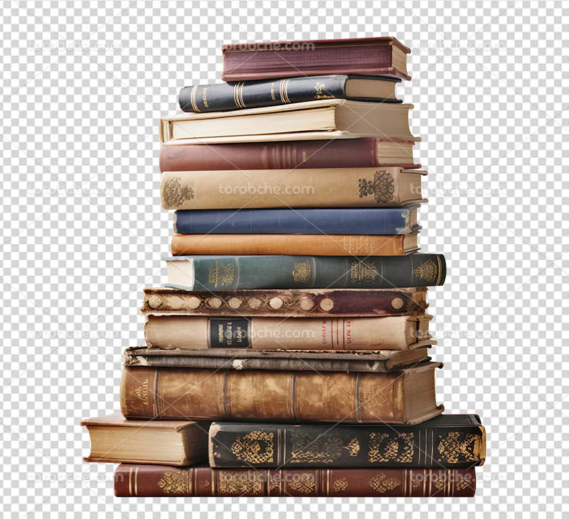 عکس کتاب های قدیمی PNG