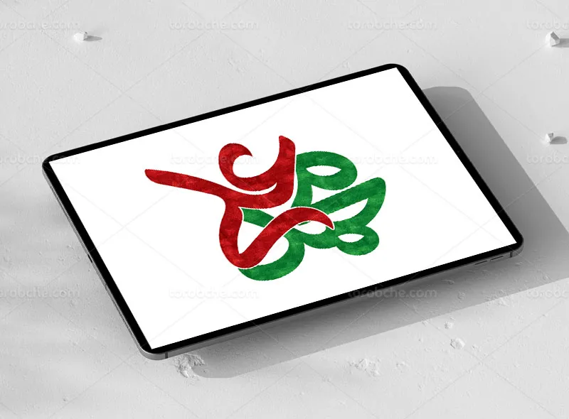 تایپوگرافی محمد(ص) و علی (ع)