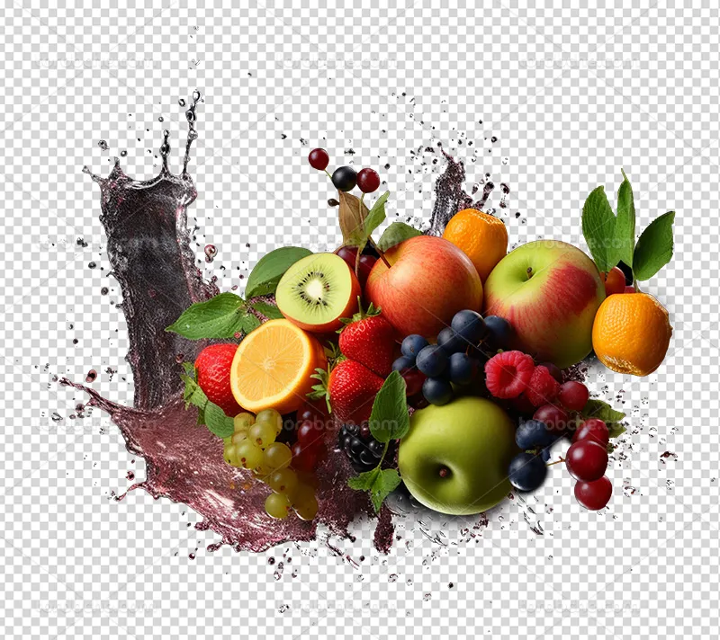 عکس PNG انواع میوه