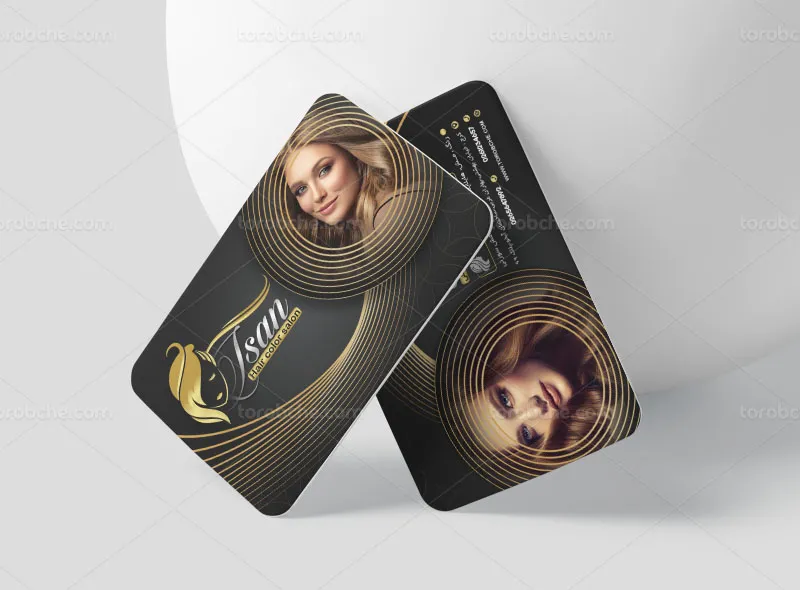 دانلود طرح کارت ویزیت آرایشگاه زنانه