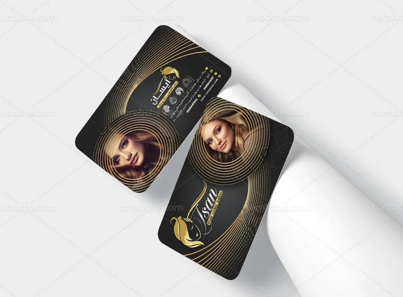 دانلود طرح کارت ویزیت آرایشگاه زنانه