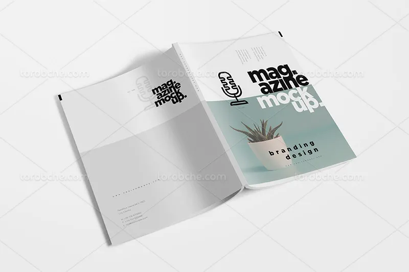 موکاپ لایه باز مجله PSD