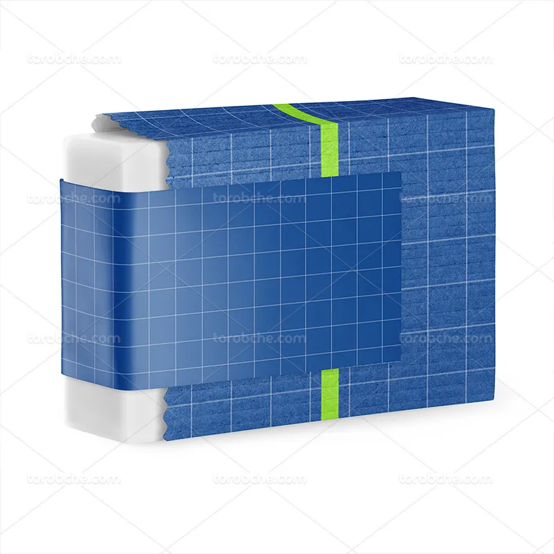 موکاپ لایه باز بسته بندی صابون