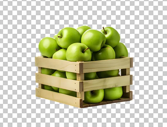 عکس PNG جعبه سیب