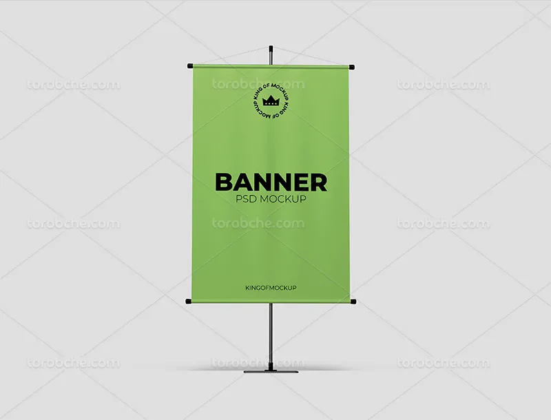 موکاپ PSD بنر استند شهری