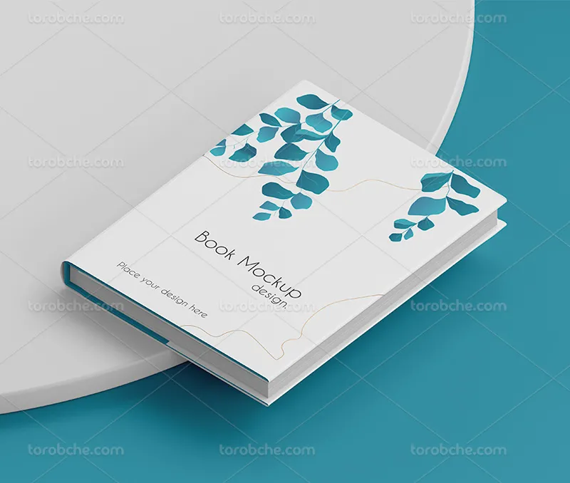 موکاپ PSD جلد کتاب سخت