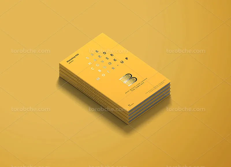 موکاپ جلد کتاب سخت PSD