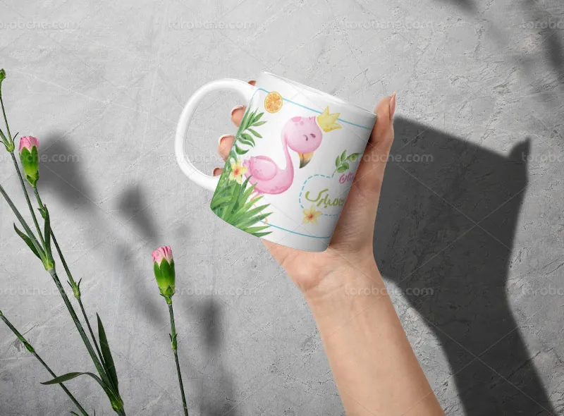 طرح لایه باز ماگ برای تابستان