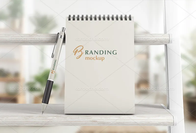 موکاپ PSD دفترچه