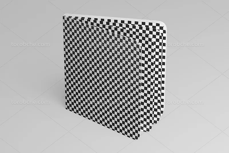 موکاپ PSD کتاب مربع لایه باز