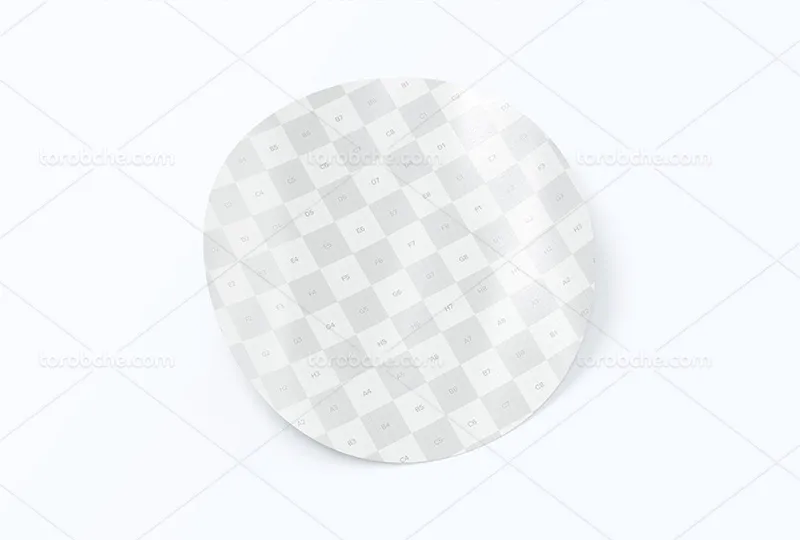 موکاپ استیکر لایه باز PSD