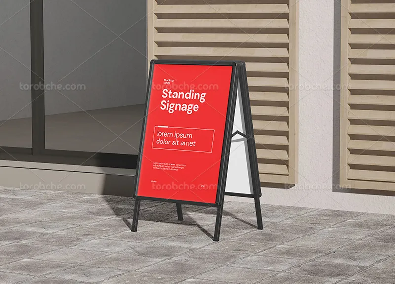 موکاپ PSD بنر هشتی لایه باز
