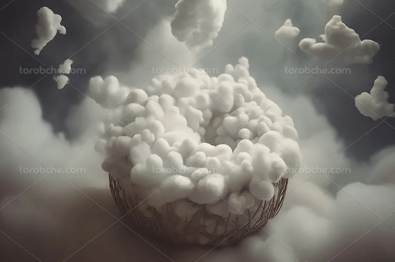 بک دراپ عکاسی ابری