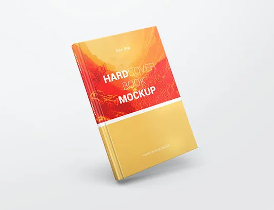 موکاپ جلد سخت کتاب PSD