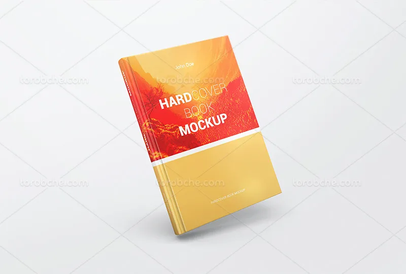 موکاپ جلد سخت کتاب PSD