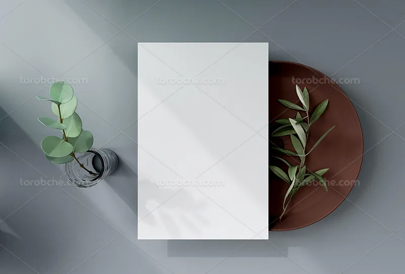 موکاپ کتاب با برگ