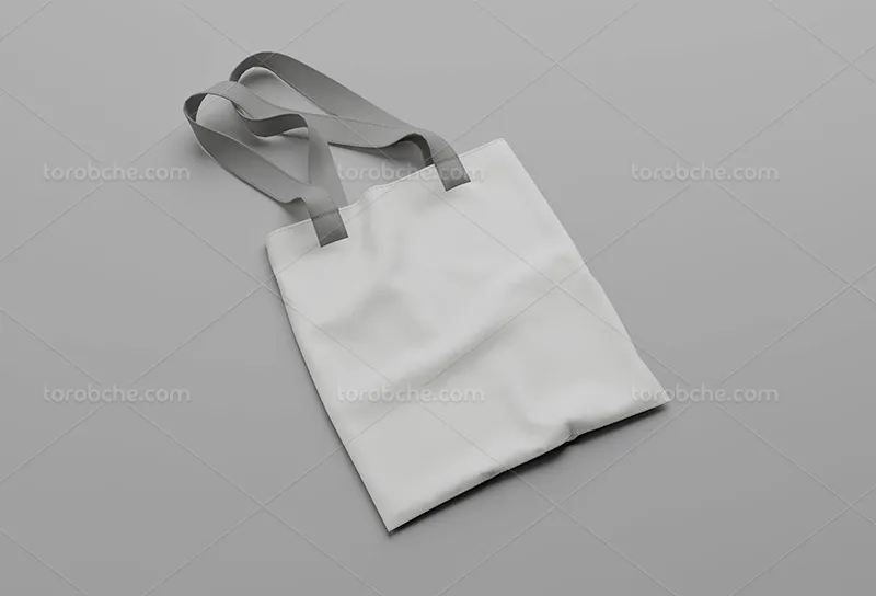 موکاپ PSD کیسه پارچه ای رایگان