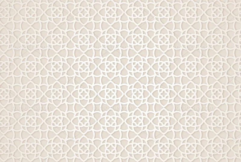 وکتور پترن هندسی سفید رنگ