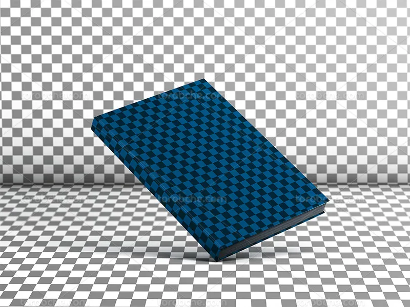 موکاپ PSD کتاب خوابیده رایگان
