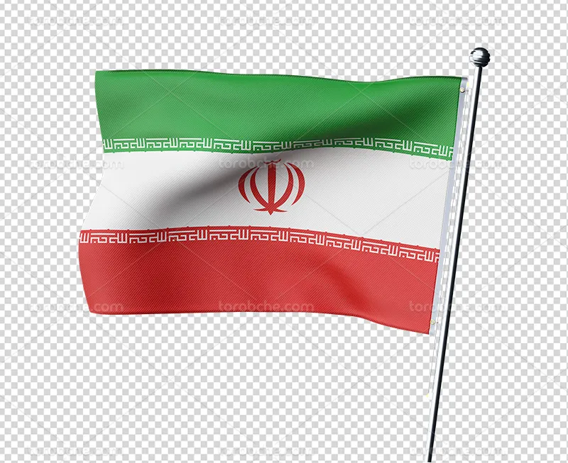 عکس PNG پرچم 3 رنگ ایران