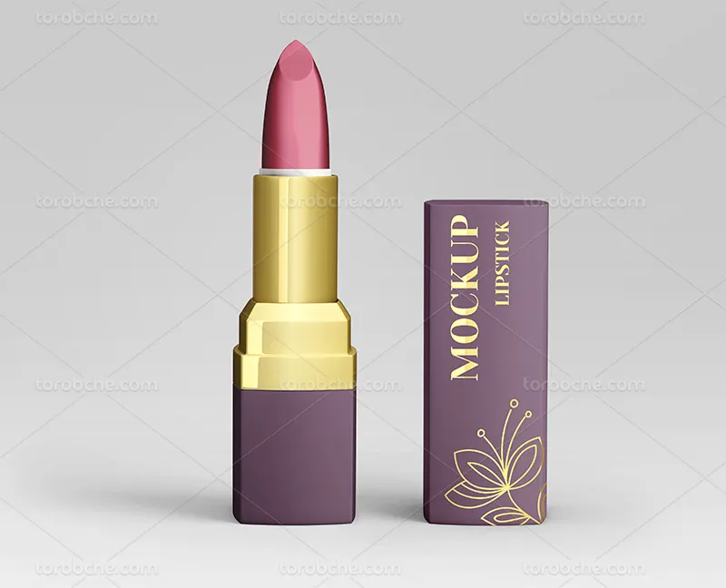 موکاپ PSD رژ لب لایه باز