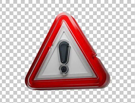 عکس PNG تابلو هشدار
