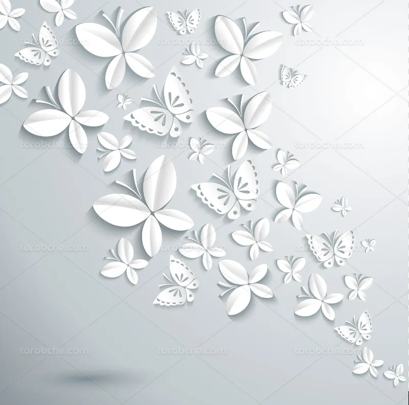 وکتور بکگراند پروانه