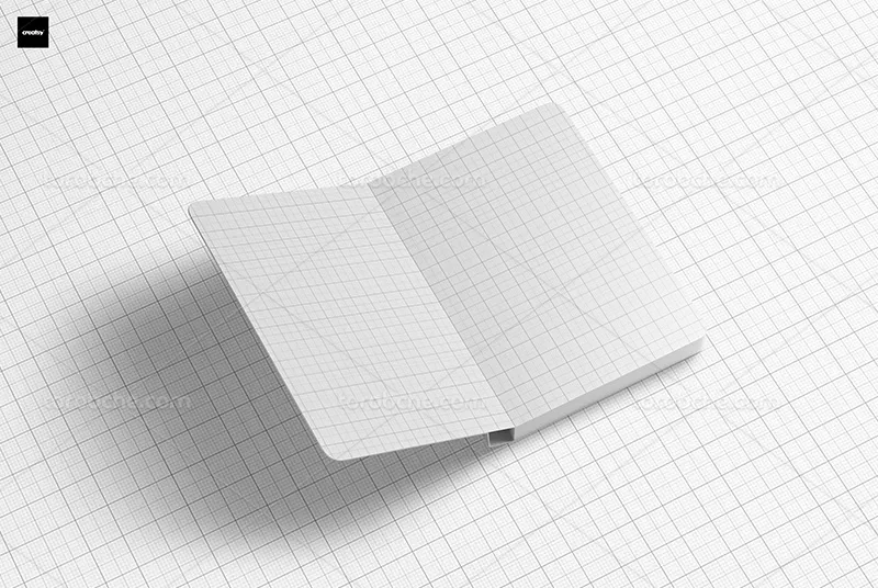موکاپ کتاب مقوایی لایه باز