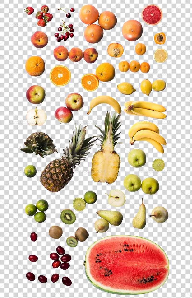 عکس انواع میوه PNG